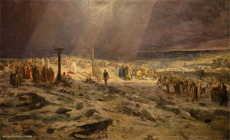 Jan Styka: Esquisse pour le panorama Golgotha. 1896. Musée National de Szczecin.